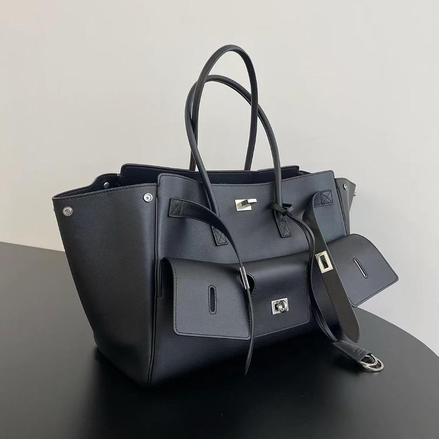 Большая вместительная официальная сумка для документов, персонализированная кожаная женская сумка-тоут, модная сумка на одно плечо для поездок на работу и обратно