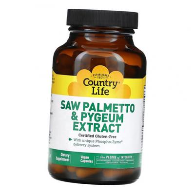 Экстракт Серенои и Пиджеума, Saw Palmetto & Pygeum Extract, 60вегкапс (71124009)