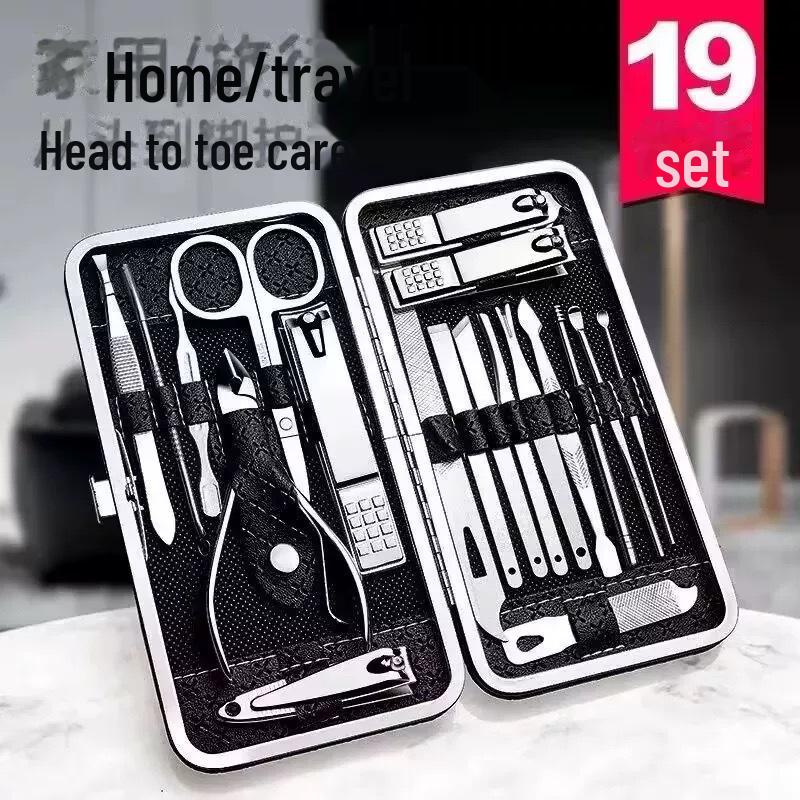 Набор кусачек для ногтей из нержавеющей стали для рук и ног — включает в себя средство для удаления омертвевшей кожи и плоскогубцы Hawkbill.