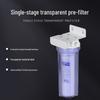 Enhanced Single-Stage Household Water Purifier: Explosion-Proof 10-Inch, Large Flow, 1/4-Inch & 1/2-Inch Union Joint Pre-Filter