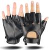 2 шт. Панк Перчатки без пальцев из ПУ кожи Перчатки для выступлений Модные митенки без пальцев для вождения