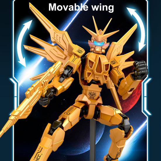 Подвижные суставы Робот Экшн-фигурка с аксессуарами Магнитная 3D-печать