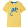 Children's T-shirt with Short Sleeves Light Ochre 92/104/116/128/140