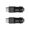 Тип "Plug and Play" Адаптер питания Type C Type C на DC5.5x2.1мм Разъемы мама Для универсальной зарядки устройств Использование 2 шт./1 шт.