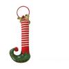 New Christmas decorations: Elf feet, iron rings, door hanging bells, holiday home doors, elf boots, door rings