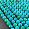 14-15 Inch Strand Synthetic Chrysocolla Round Beads, 6mm 8mm 10mm Choices Size Beads, 1 Strand Bead.