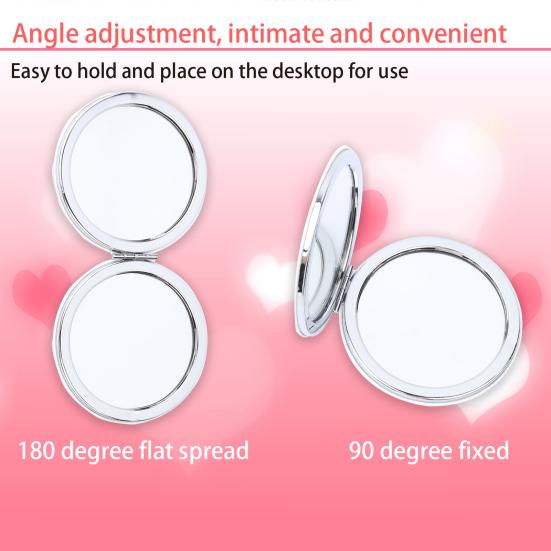 1 комплект алмазной живописи зеркало цветочный узор DIY портативное мини-зеркало для макияжа горный хрусталь