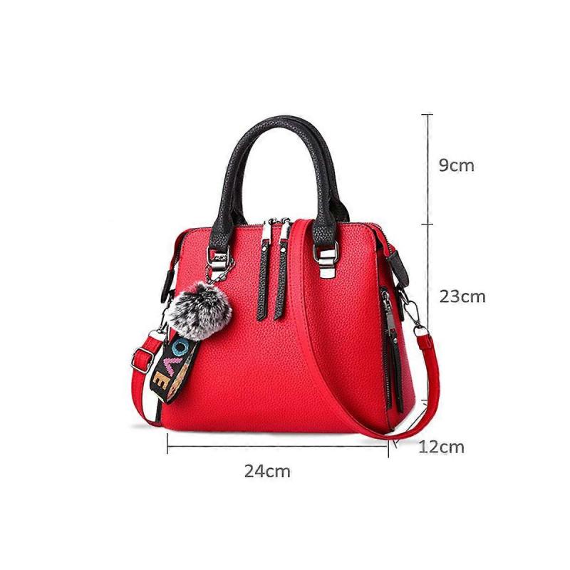 Trendy Red Crossbody Shoulder Bag – Stylish and Lightweight Messenger Bag for Everyday Use, Durable Satchel for Work, Travel, and Casual Outings