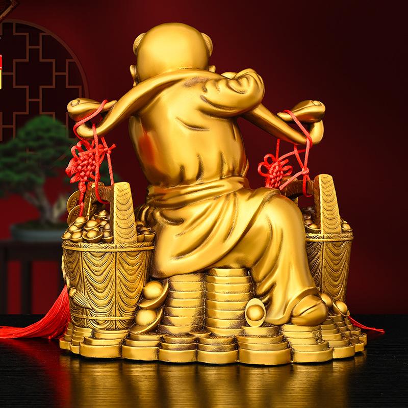 Pure Copper - Figurine Home Office Cash Register Decoration -Attracting Wealth-Providing Child