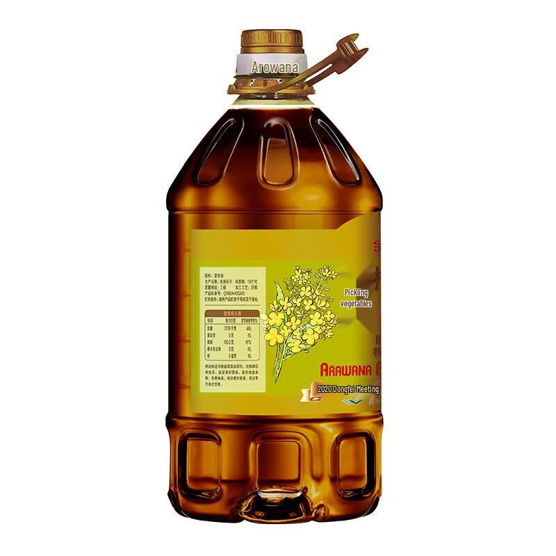 Arowana Non-GMO Pressed Rapeseed Oil 4L (6-Bottle Pack)