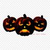 Calabaza Halloween Jack O' Lantern Pumpkin Iron On Heat Transfer Printing Vinyl Patches Sticker for Clothes DIY Appliques Washable Patches