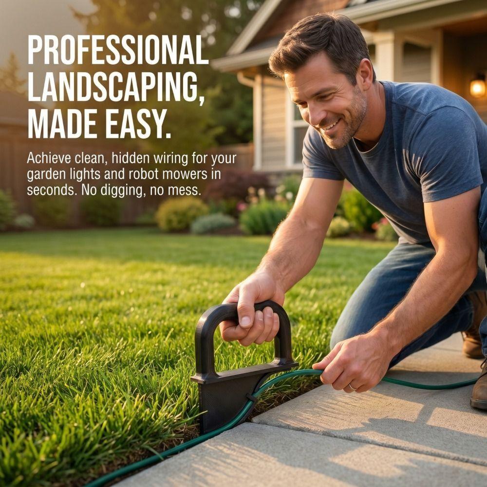 Boundary Line Laying Boundary Wire Tool Groove Insertion Wire Presser Robotic Lawn Mowers