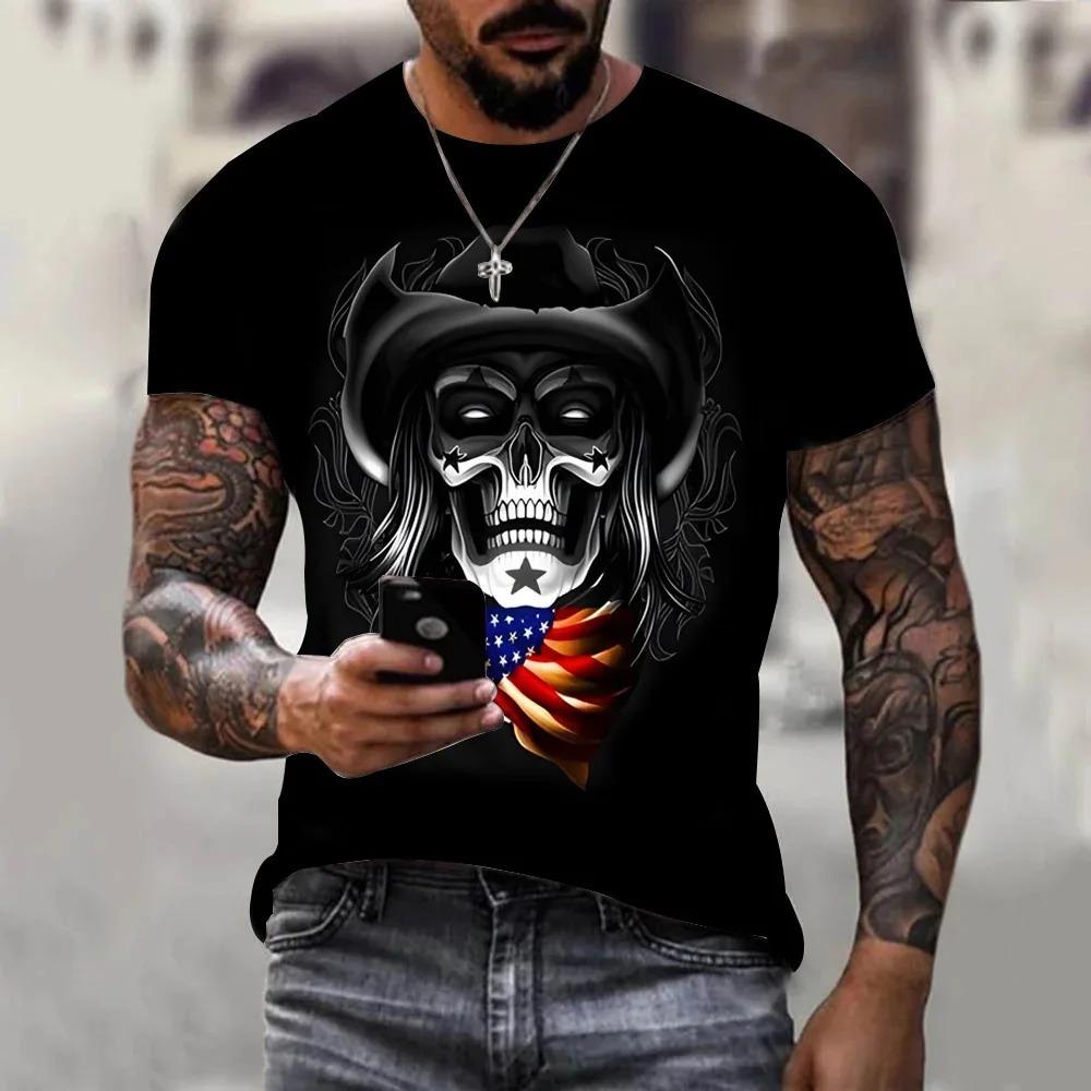 Мужская футболка с забавным принтом животных в стиле хип-хоп, большой уличный пуловер с короткими рукавами в стиле Харадзюку, летние повседневные топы 6XL