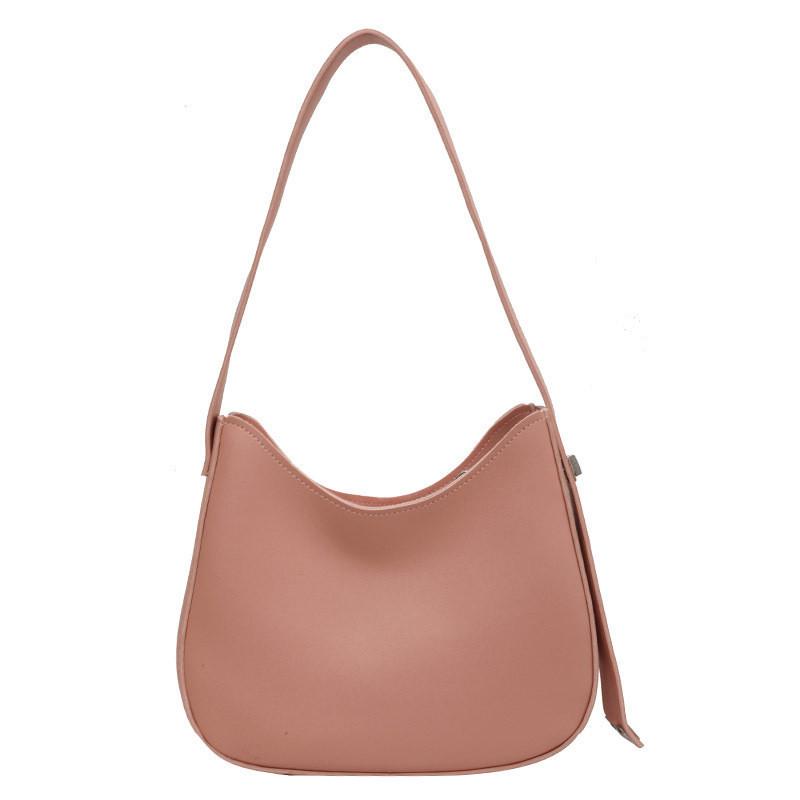 Chic Pu Leather Bucket Bag For Women Trendy 2023 Fashion Shoulder Handbag