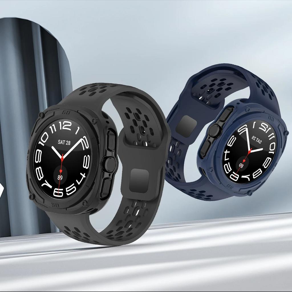 Screen protector for Samsung Galaxy Watch 7Ultra Case 47mm Accessories Hard TPU Frame Protective Bumper Galaxy Watch Ultra cover