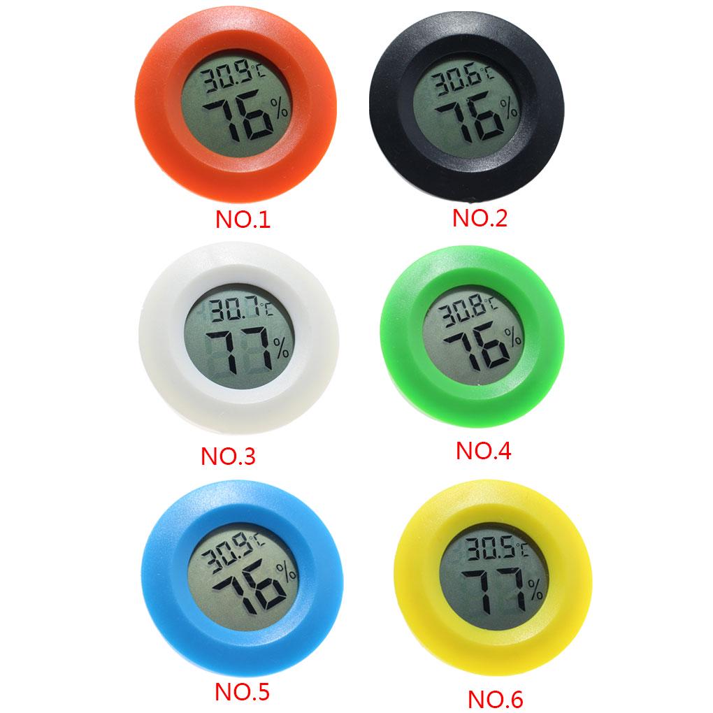 Круглый термометр беспроводная электронная метеостанция цифровой гигрометр на батарейках температура наружного воздуха