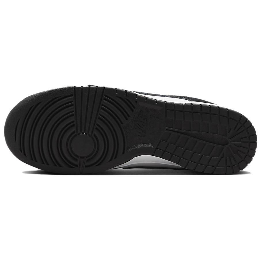 Nike Dunk Low SE Замшевые Мужские Кроссовки Panda Черно-Белые FQ8249-100