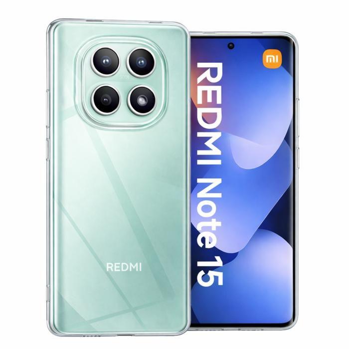 Coque pour Xiaomi Redmi Note 15 4G/5G - Silicone Gel TPU Transparent Protection Souple Ultra Mince Phonillico®