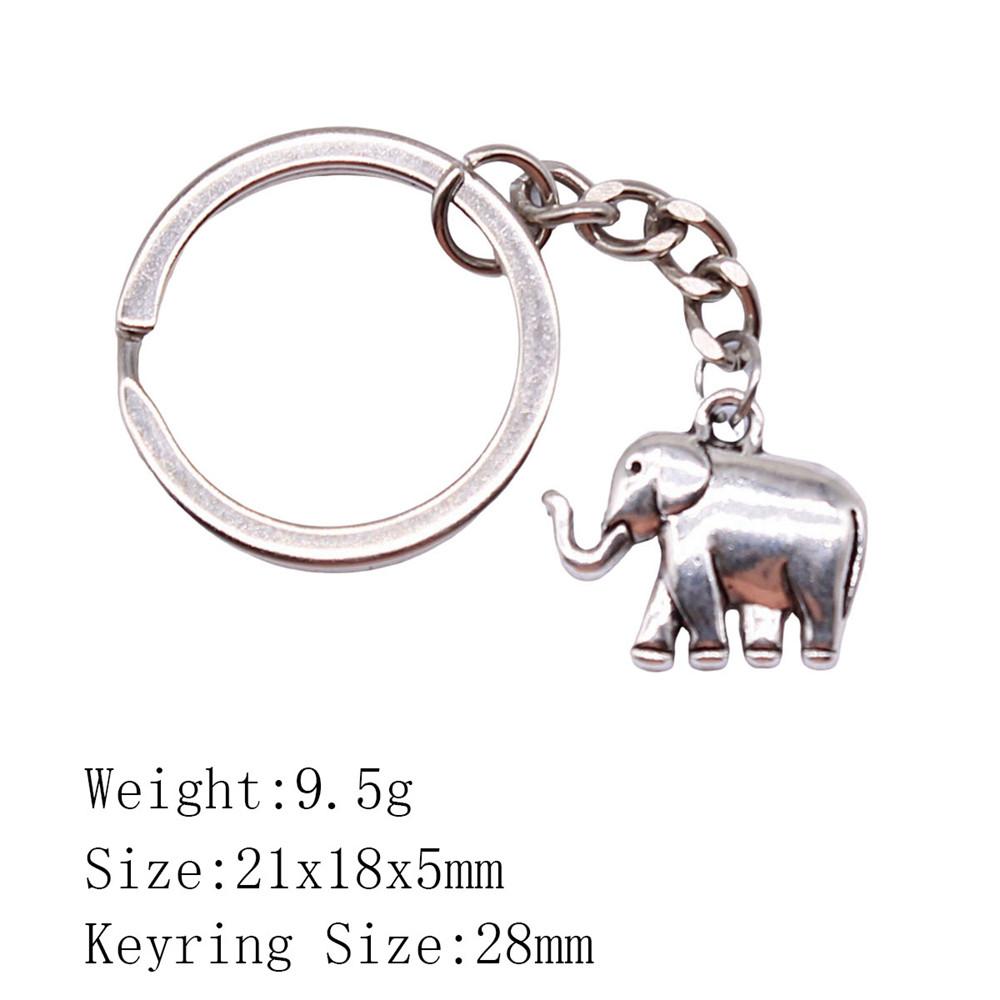Wedding Anniversary Men Keychain Elephant Key Ring Women's Clothing Chains For Boys