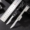 Hot Selling PP Material Handle Mechanical Mini Folding Surgical Knife Medical Folding Knife EDC Outdoor Unboxing Pocket Knife