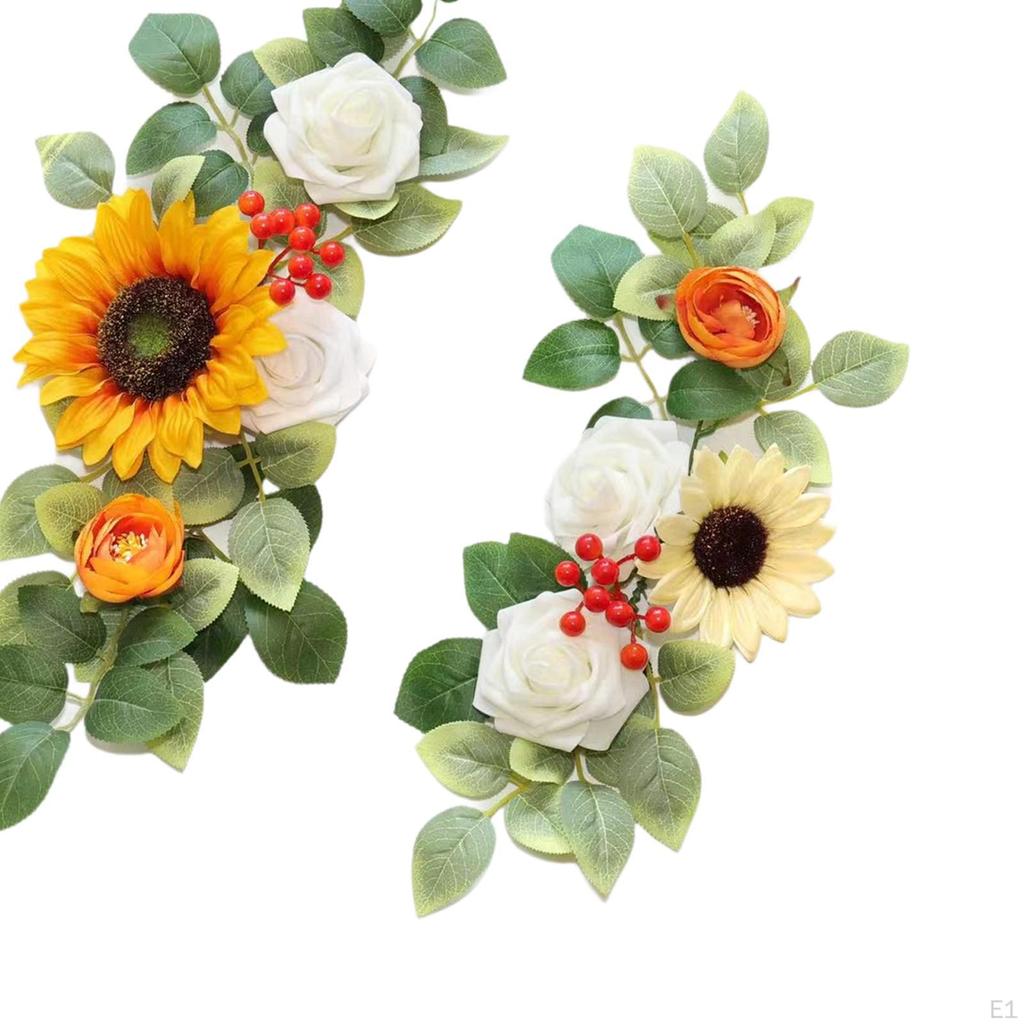 2 шт. Свадебная арка цветы искусственный цветок гирлянда современный фон венок угол