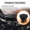 Applicable to Dodge RAM gearbox oil dipstick pipe filler sealing cover Black 4591959AA