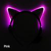 Luminous Cat Headband NightClub Concert Holiday New Year Masquerade Birthday Light Up Supplies LED Glow Cosplay Cat Ear Hairband