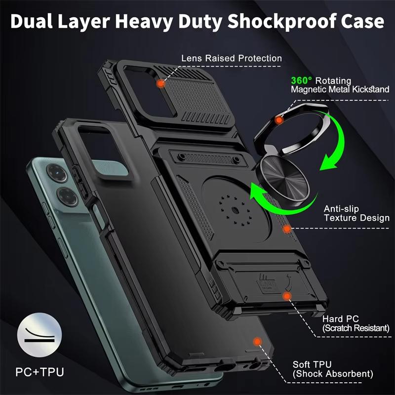 Shockproof Matte Phone Case For Motorola Edge 50 Ultra Pro Fusion Magnetic Cover For Motorola 60 Pro Fusion Phone Accessories