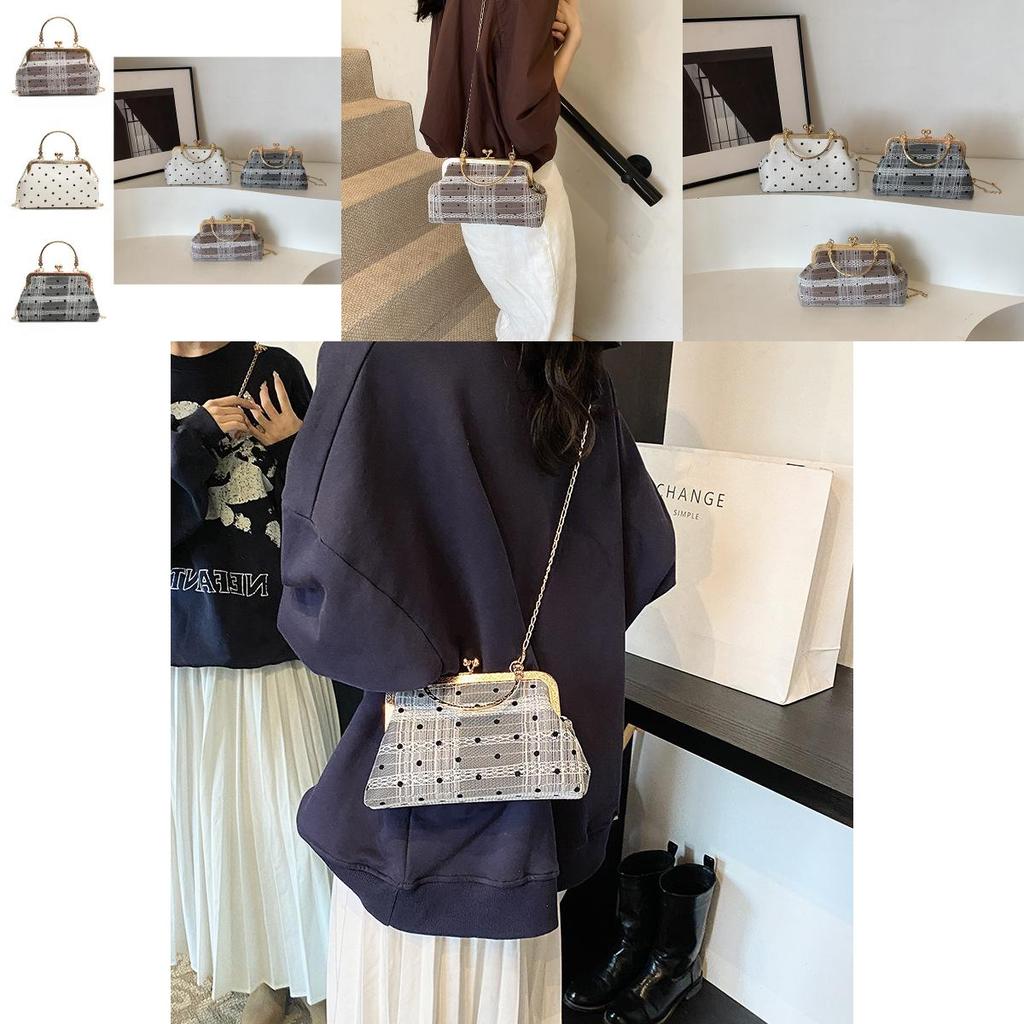 Fashionable Retro Style Womens Pu Leather Handbag Classic Shell Shape Design