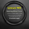 No Smell Thin For Lexus NX Steering Wheel Cover Genuine Leather Carbon Fiber Fit NX300h NX200 NX300 NX350h NX260