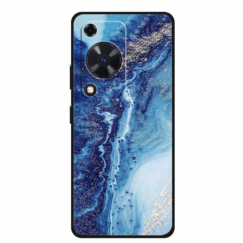 Чехол для Huawei nova Y72 Мраморный Мягкий Силикон ТПУ Чехлы для Телефона Задняя Крышка Для Huawei Enjoy 70 NovaY72 Расписной Ударопрочный Чехол
