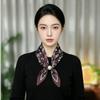 Летний высококачественный маленький шелковый шарф на магнитной застежке, универсальный шарф от солнца, шарф из атласного шелка, длинный шарф в иностранном стиле с бабочкой, женский
