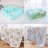 Quilt Printing Flower Cotton Summer Bedding With Breathable Fabric Bedroom For