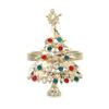 Merry Xmas DIY Craft Christmas Tree Napkin Ring Christmas Supplies Table Decoration Mouth Ring