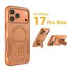 Прочный магнитный держатель Чехол для телефона 17ProMax для iphone 17 Pro Max Чехол для iphone17 Pro 17Pro Чехол с поддержкой беспроводной зарядки