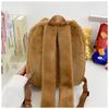 Large Capacity School Backpack Star Stuffed Toys Schoolbag Cute Capybara Backpack  Gifts
