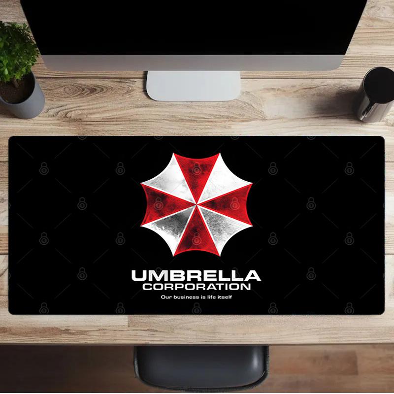 Resident Umbrella Mouse Pad, Rubber Base, Mouse Pad for Gamers and Office Use, Gaming Desk , Easy To Clean Mat Office Fan Gifts