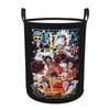 Аниме One Piece Корзина для белья Большая корзина для хранения одежды Японский манга Книга Носки Контейнер-органайзер для ванной комнаты