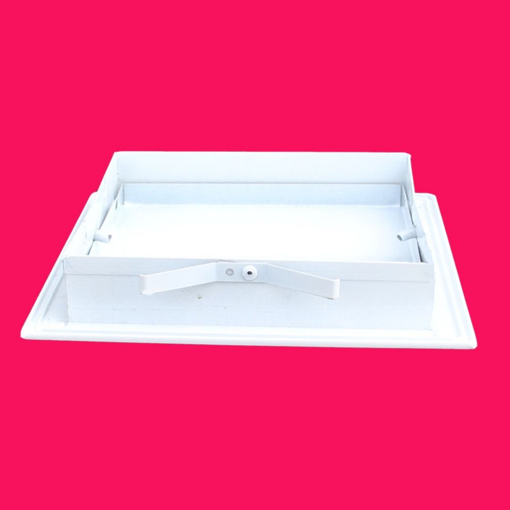 Durable Aluminum Alloy Access Panel White Snap-on Type Inspection Door Anti-corrosion Removable Wall Access Hatch Cover