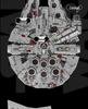 Совместимый LEGO Ultimate Сокол Тысячелетия Серия Звездные Войны Набор Строительных Блоков Высокой Сложности
