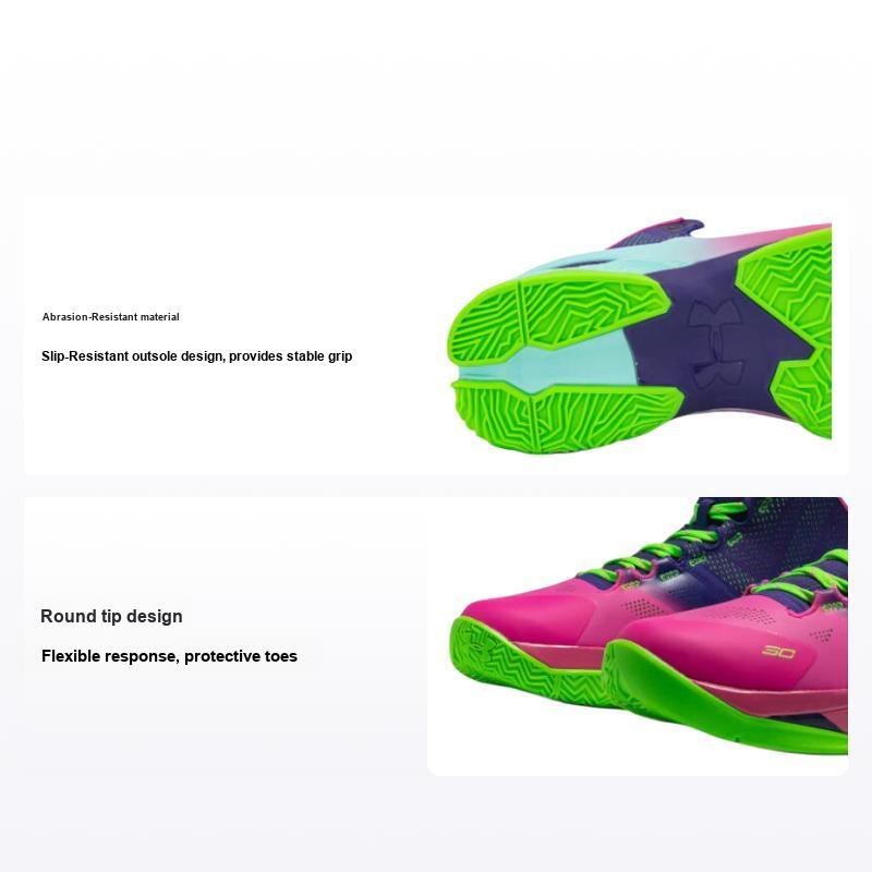 Under Armour Детские кроссовки Curry 2 Retro GS Northern Lights 2022 Разноцветные 3026053-600