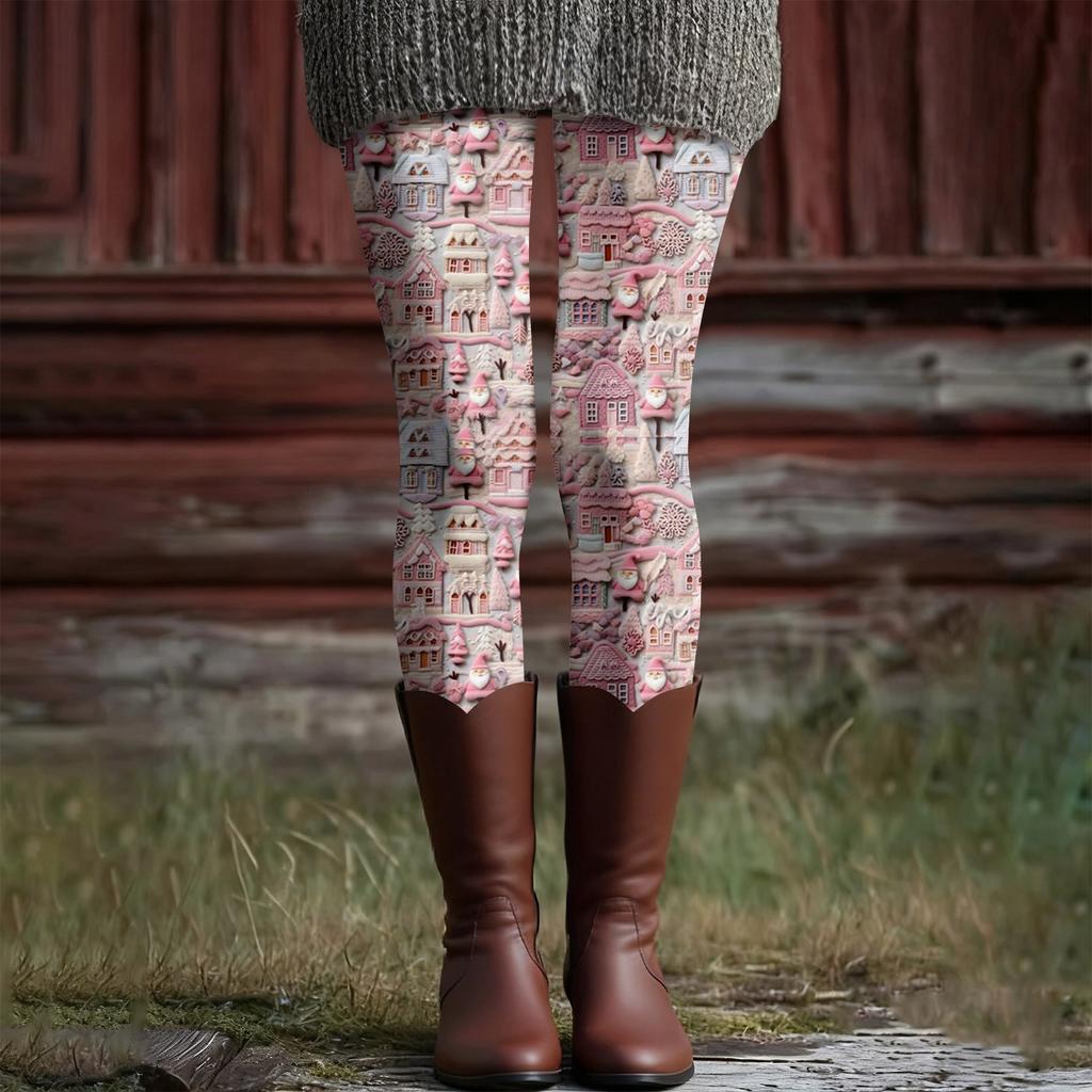 Женские повседневные модные уличные брюки для йоги с принтом на Хэллоуин, облегающие эластичные укороченные брюки