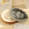 Thickened Oval Nest Dog Mat Pet Bed Winter Warm Cat Nest Winter Winter