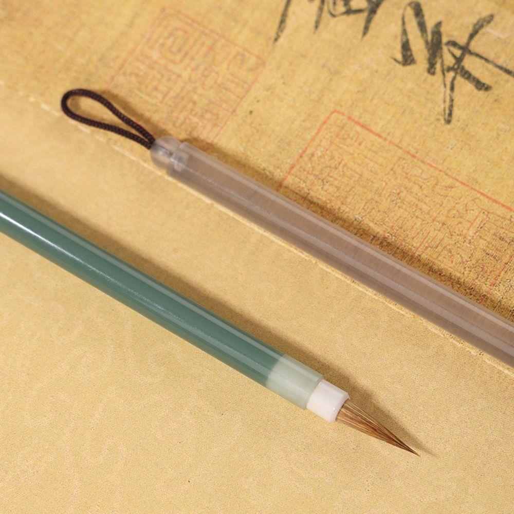 Тонкая золотая крюковая леска для рисования, четкая кисть для письма, акварель