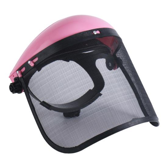 Safety Face Shield with Mesh Visor Ventilated Protective Helmet Chainsaw Safety Shield for Forestry Work Yard Work Weeding