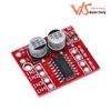 Dual H-Bridge DC Motor Driver Module with PWM Speed Control, Forward/Reverse - Mini Alternative To L298N for 2-Channel Motors