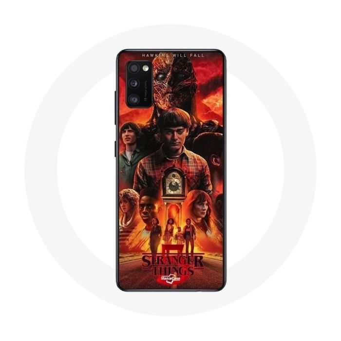 Case - Maniacase - Samsung Galaxy S20 - Black - Flexible - Stranger Things Season 5