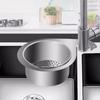 Stainless Steel Sink Strainer Drain Basket for Kitchen Organization Rustproof Dish Drying Rack Cooking Enthusiasts Tool