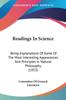 Книга Readings In Science Being Explanations Of Some Of The Most Interesting Appearan by Committee Of General Literature - Paperback