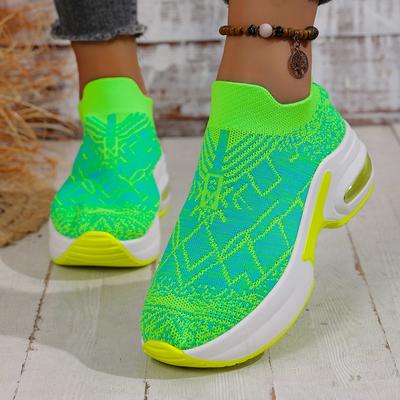 Мода 2025 Новые женские кроссовки Дышащие Нескользящие кроссовки Женские Осенние Туфли с круглым носком Уличные Повседневные Мягкая подошва Женские Сетчатые туфли